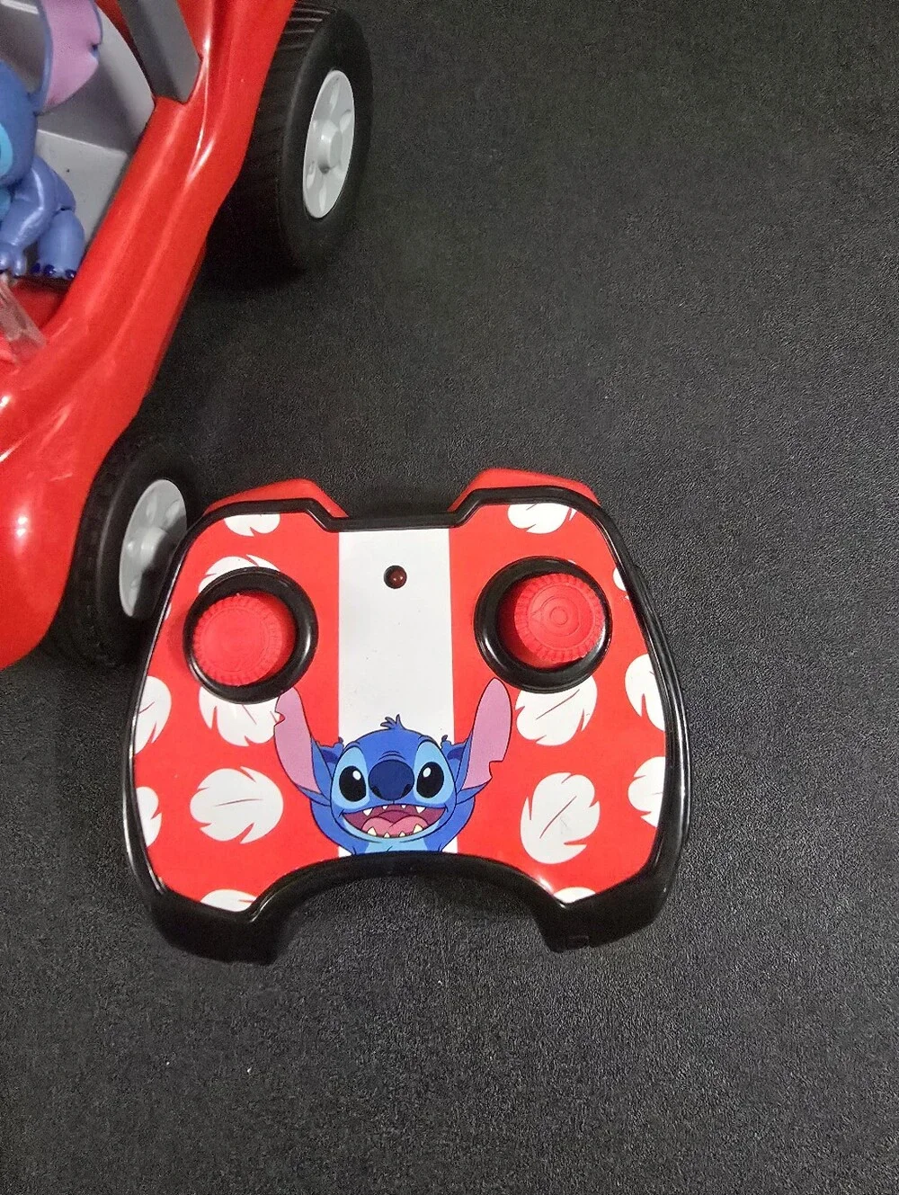 Disney Red and White Stitch Remote Control Dune Buggy